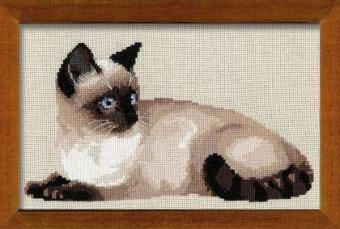 Borduurpakket Siamese Kat
