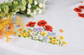 Tafelkleedje Vervaco Wilde Voorjaarsbloemen PN-0145162