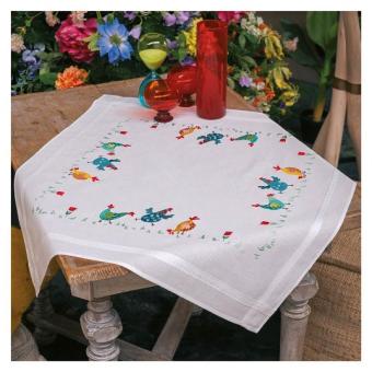 Tafelkleedje Vervaco Kleurige Kippen PN-0197230