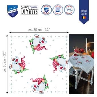 Tafelkleedje Kerstkabouters